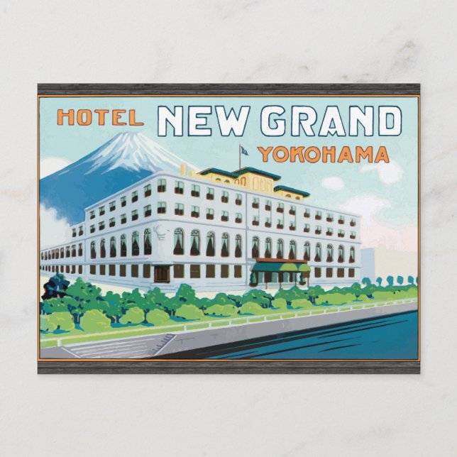 Hotel New Grand Yokohama, Vintage Postcard (Front)