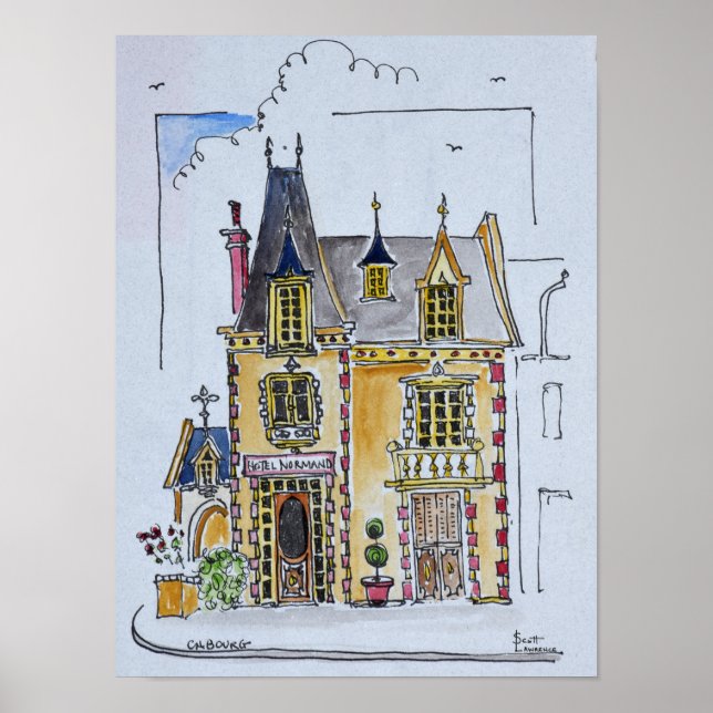Hotel Normandy | Cobourg, France Poster (Front)