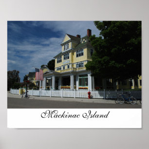 Hotel on Mackinac Island print