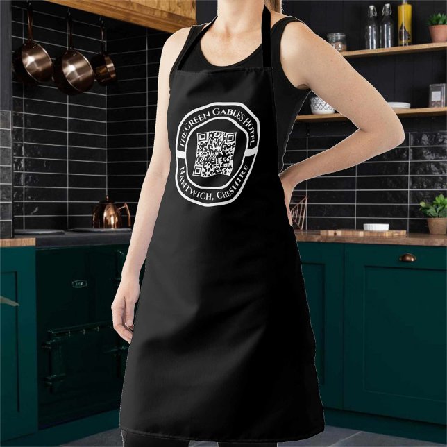 Hotel or Bar Apron with QR Code (Creator Uploaded)