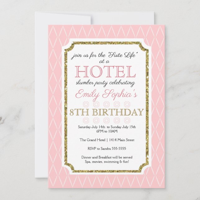 Hotel Party Invitation (Front)