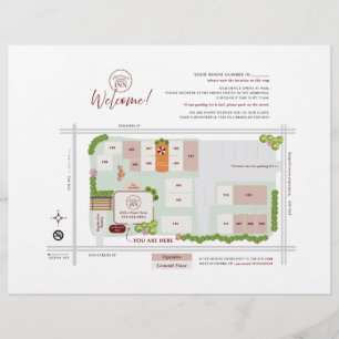 Hotel Property Map / Custom Design Flyer