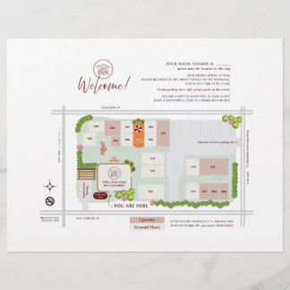 Hotel Property Map / Custom Design Flyer