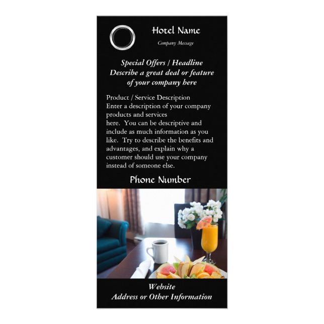 Hotel Rack Card Printing (Front)