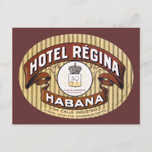 Hotel Regina Habana Cuba Postcard