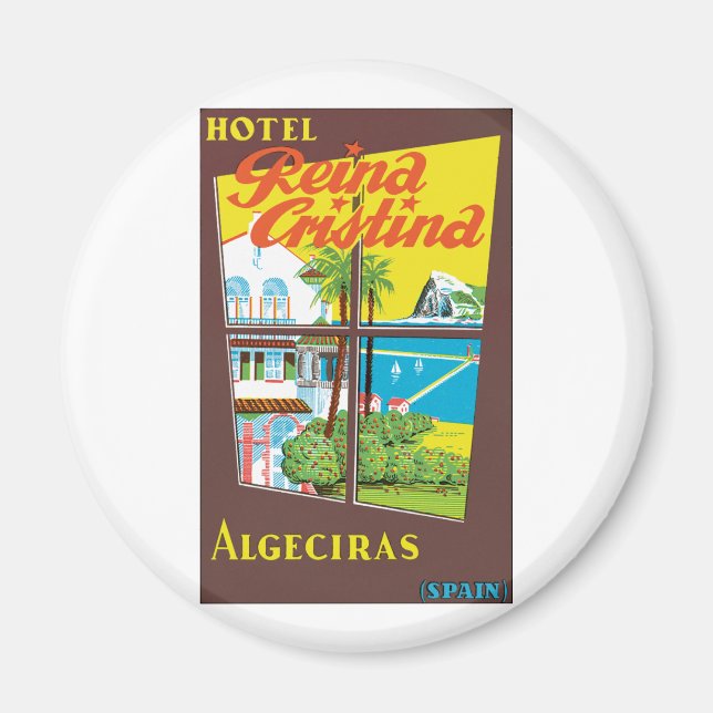 Hotel Reina Cristina ~ Algeciras Magnet (Front)