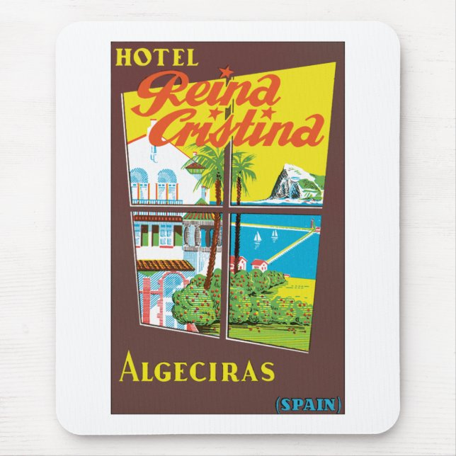 Hotel Reina Cristina ~ Algeciras Mouse Mat (Front)