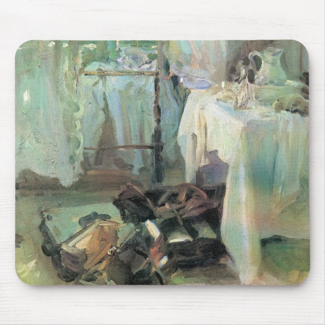 Hotel Room by John Singer Sargent Mouse Mat (Front)