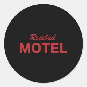 Hotel Rosebud Classic Round Sticker
