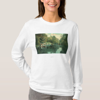 Hotel Rowardennan Guests Boating on the Lake T-Shirt