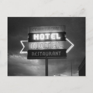 Hotel Sign, 1942 Postcard