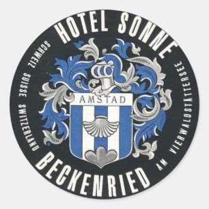 Hotel Sonne Beckenried - Swiss travel Sticker