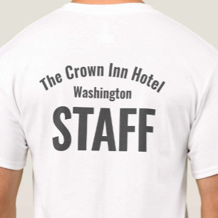 Hotel Staff Uniform T-Shirt