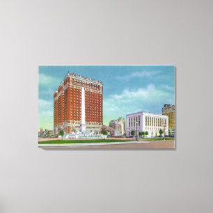 Hotel Statler and NY State Office Bldg Canvas Print