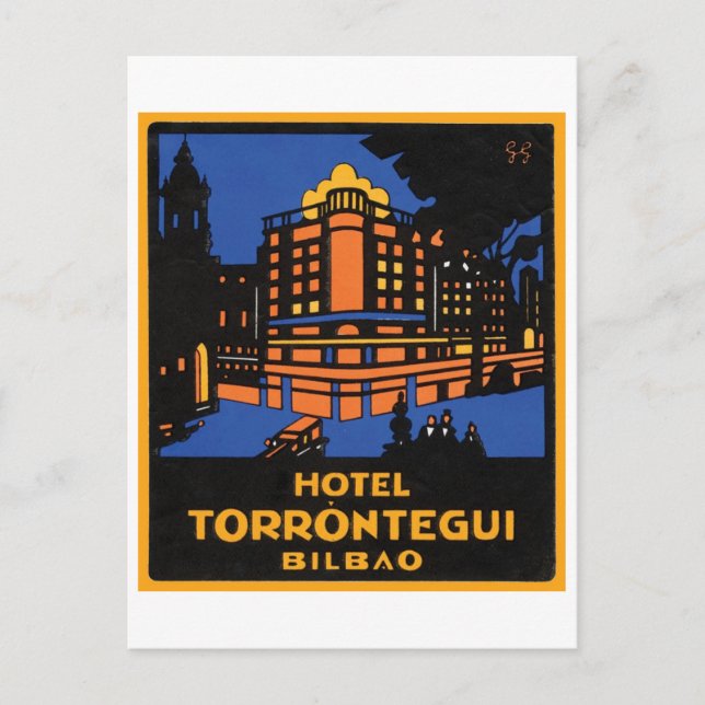 Hotel Torrontegui Bilbao Postcard (Front)