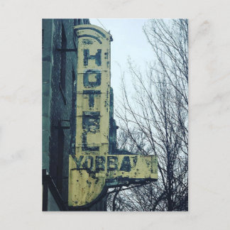 Hotel Yorba Sign Postcard, Mexican Town Detroit Postcard