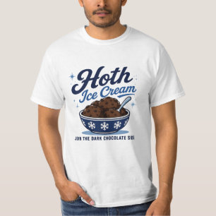 Hoth Ice Cream Dark Chocolate Funny T-Shirt