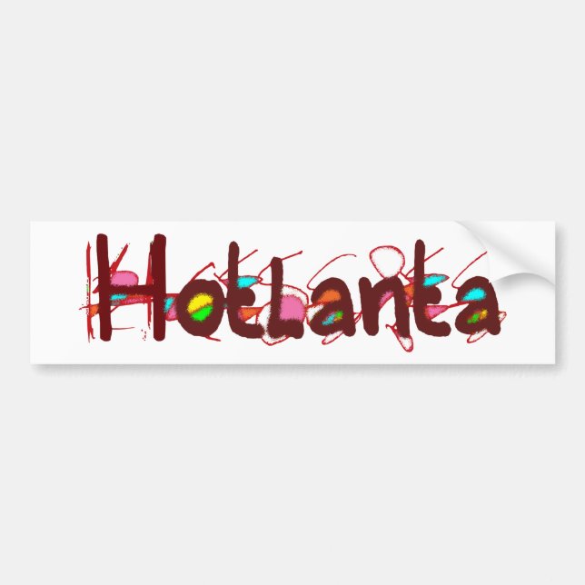 Hotlanta 2 Bumper Sticker (Front)