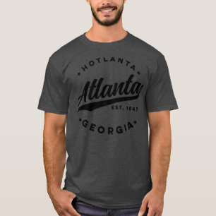 Hotlanta Atlanta Georgia USA 1847 Vintage Athletic T-Shirt