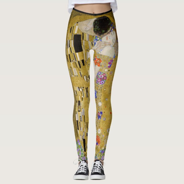HotLeggings - The Kiss by Gustave Klimt Leggings (Front)