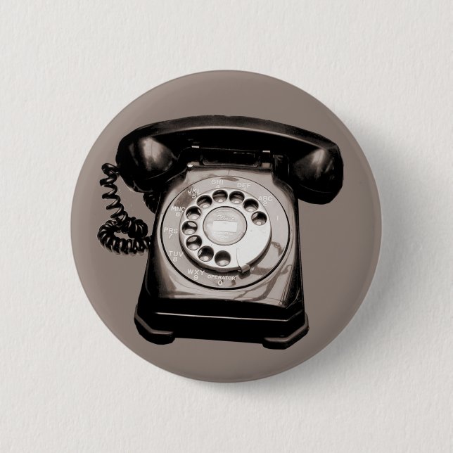 Hotline 6 Cm Round Badge (Front)