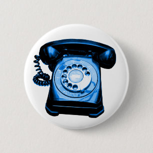 Hotline Blue 6 Cm Round Badge