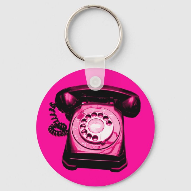 Hotline Crimson Key Ring (Front)