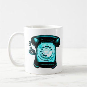 Hotline Cyan Coffee Mug