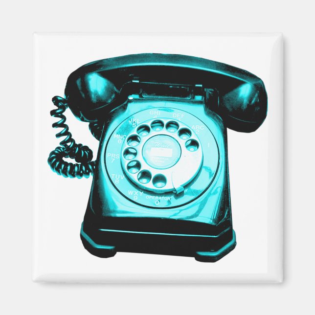 Hotline Cyan Magnet (Front)