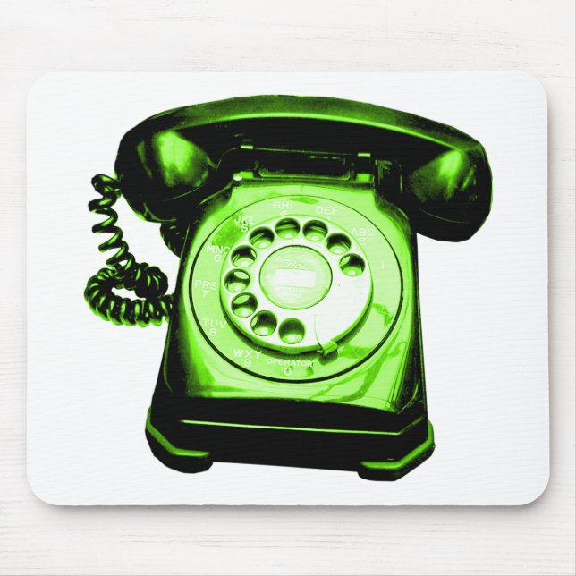 Hotline Green Mouse Mat (Front)