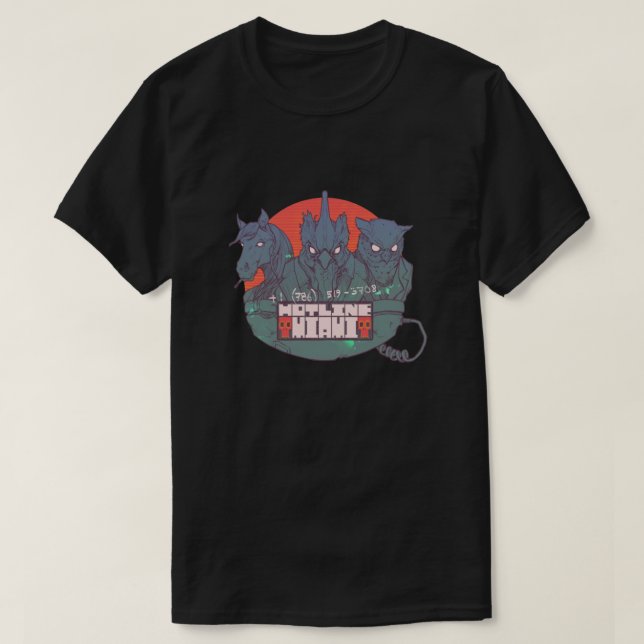 HOTLINE MIAMI Classic T-Shirt (Design Front)