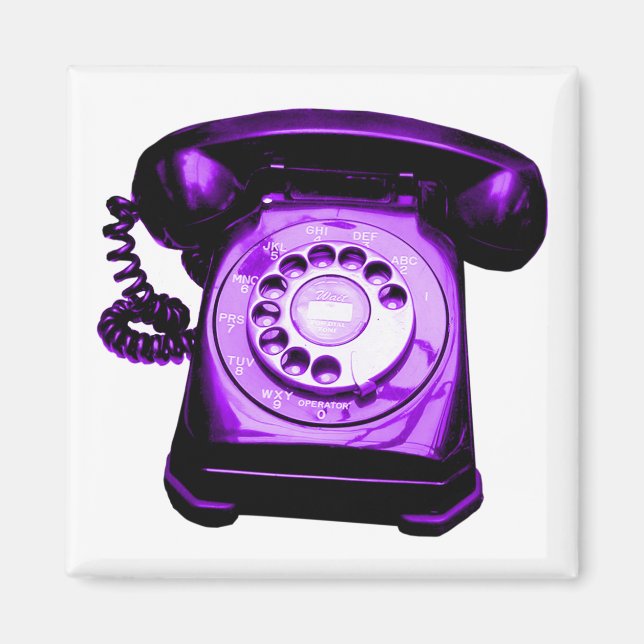 Hotline Purple Magnet (Front)