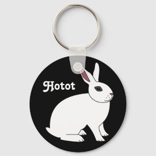 Hotot Rabbit Key Ring