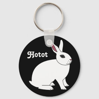 Hotot Rabbit Key Ring