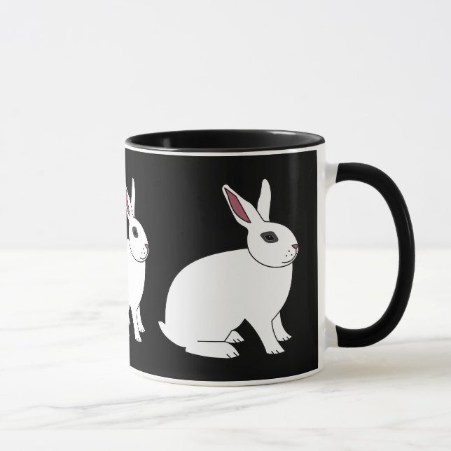 Hotot Rabbit Mug (Right)