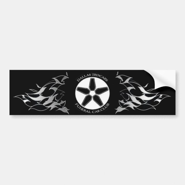 Hotrod Hearses Bumper Sticker (Front)