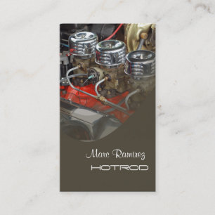 Hotrod restoration business template card
