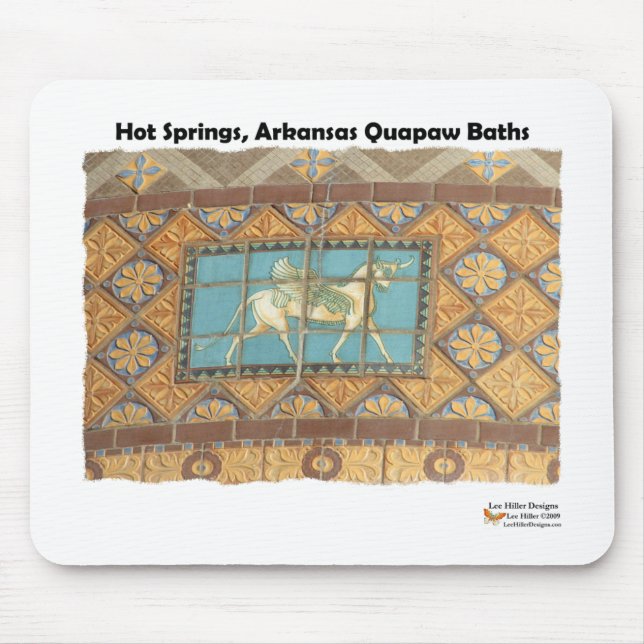 HotSprings, AR Quapaw Dome Tiles II Gifts Apparel Mouse Mat (Front)