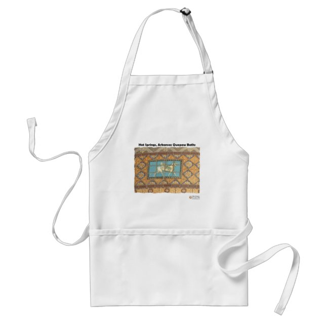HotSprings, AR Quapaw Dome Tiles II Gifts Apparel Standard Apron (Front)