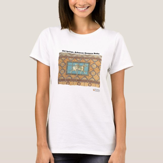HotSprings, AR Quapaw Dome Tiles II Gifts Apparel T-Shirt (Front)