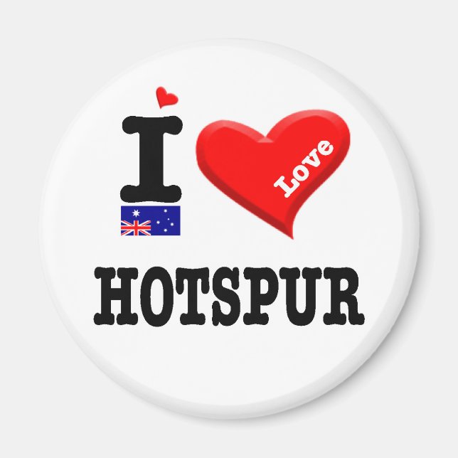 HOTSPUR - I Love Magnet (Front)