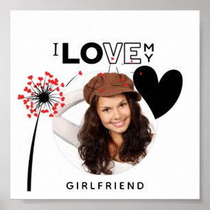 HOTTEST Girlfriend Alert! Photo I Love My GF Award Poster