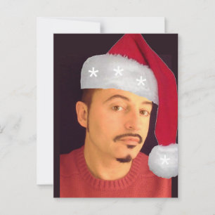 Hottest Hunks On The Planet Christmas Buff Santa Postcard