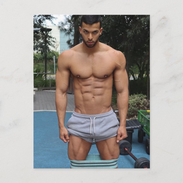 Hottest Hunks on the Planet! Time For Equality! Postcard (Front)