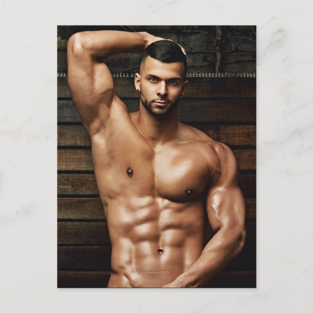 Hottest Hunks on the Planet! Time For Equality! Postcard (Front)