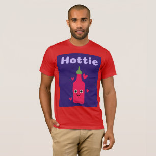 HOTTIE FUNNY HOT SAUCE T-SHIRT