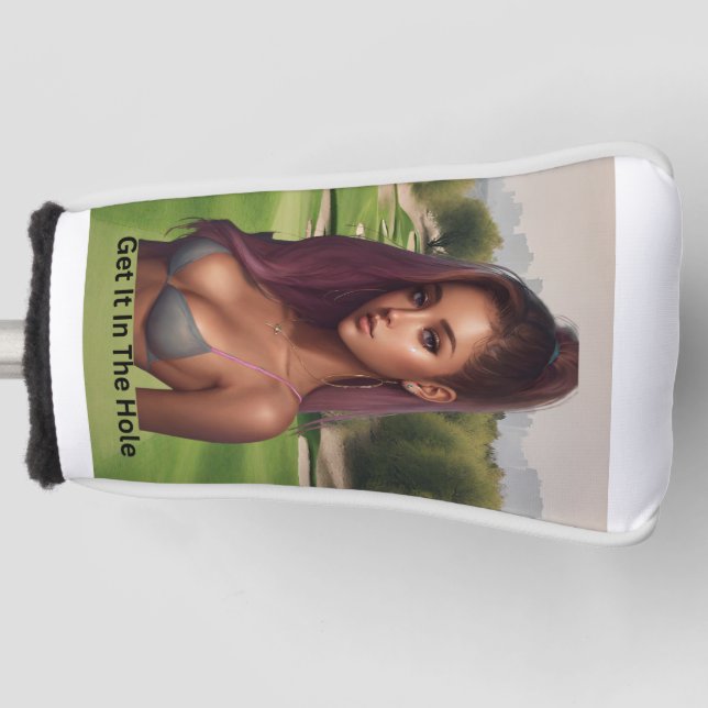 Hottie on the Course Golf Head Cover (Front)