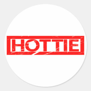 Hottie Stamp Classic Round Sticker