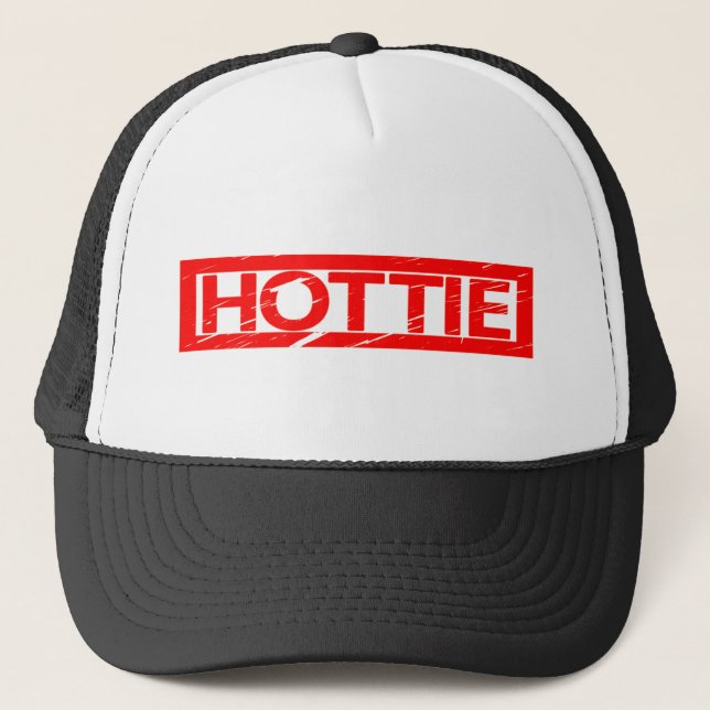 Hottie Stamp Trucker Hat (Front)