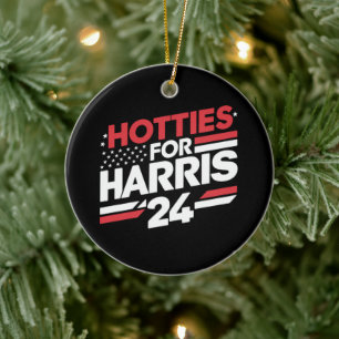 Hotties For Harris 24 Ceramic Tree Decoration